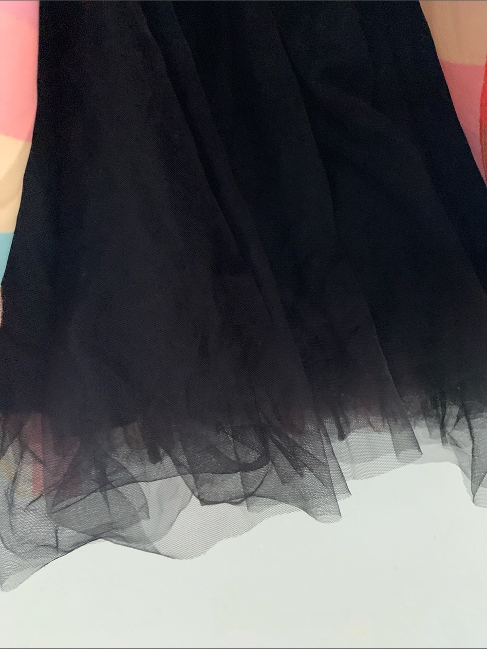 Torrid Rainbow Tulle Midi Skirt Size 0 Multicolor Elastic Waist - Picture 6 of 9